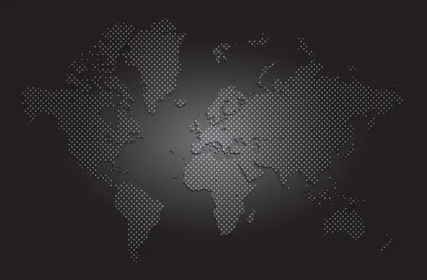 Vettore mappa del mondo — Vettoriale Stock