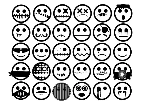 stock vector Generic Urban Faces