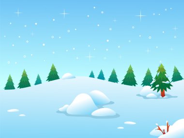 Winter BG clipart