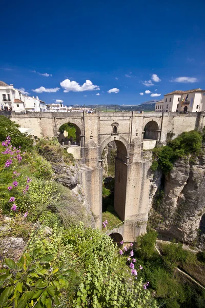 Nieuwe brug in ronda, Andalusië, Spanje — Stockfoto