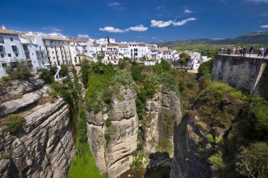 ronda, Endülüs, İspanya'nın panoramik görünüm