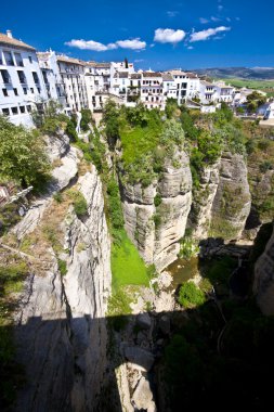 ronda, Endülüs, İspanya'nın panoramik görünüm