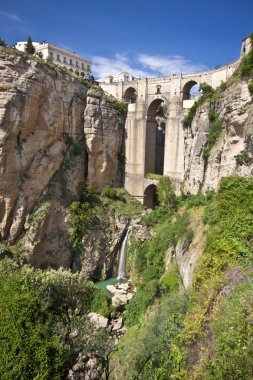 ronda, Endülüs, İspanya'nın panoramik görünüm