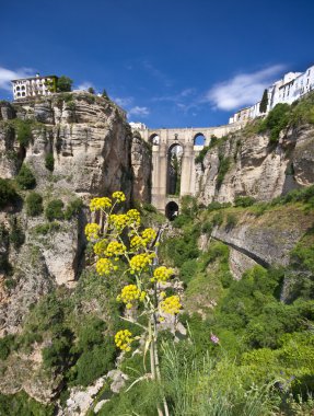 ronda, Endülüs, İspanya'nın panoramik görünüm