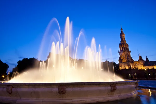 Plaza de Espana em Sevilha, Espanha — Fotografia de Stock