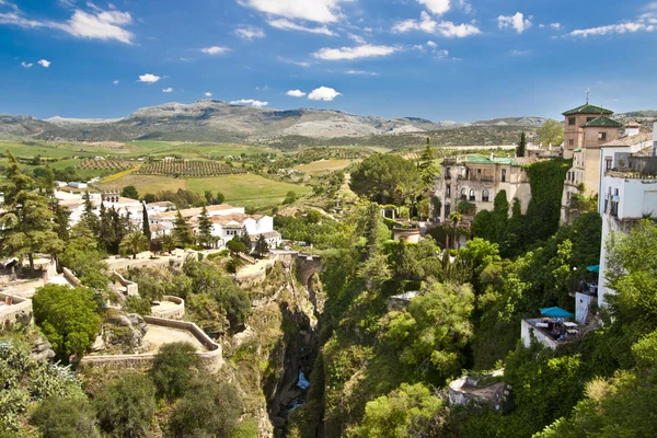 Vista panorâmica de Ronda, Andaluzia, Espanha — Fotografia de Stock