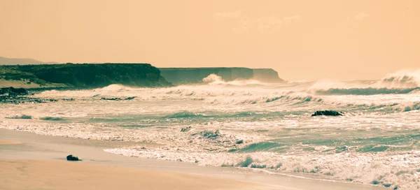 Rough coastline at Fuerteventura — Stock Photo, Image