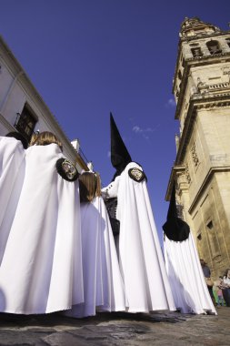 semana santa (Kutsal hafta) Cordoba, İspanya.