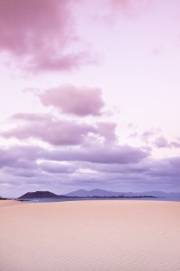 Sunset bulvarında fuerteventura