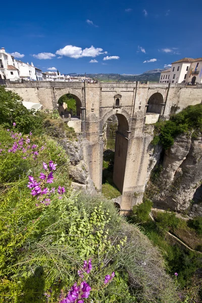Nova ponte em Ronda, Andaluzia, Espanha — Fotografia de Stock