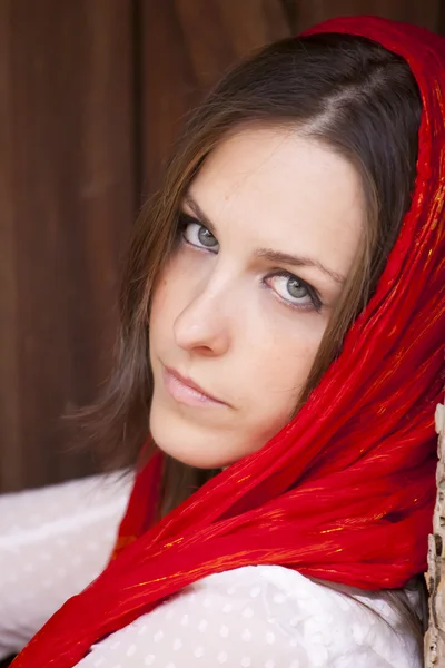 Portrait of a spanish brunette — Stock Photo, Image