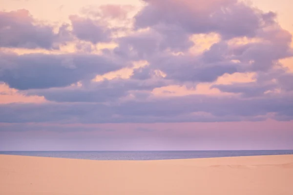Pôr do sol em Fuerteventura — Fotografia de Stock