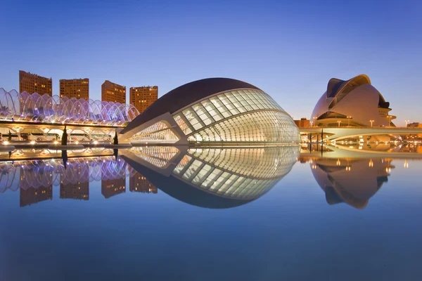 Valencia'nın şehir sanat ve Bilim Müzesi — Stok fotoğraf