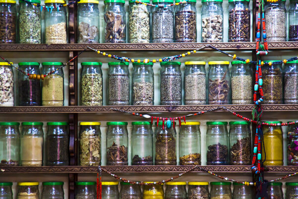 Maroccan natural spices and medicines