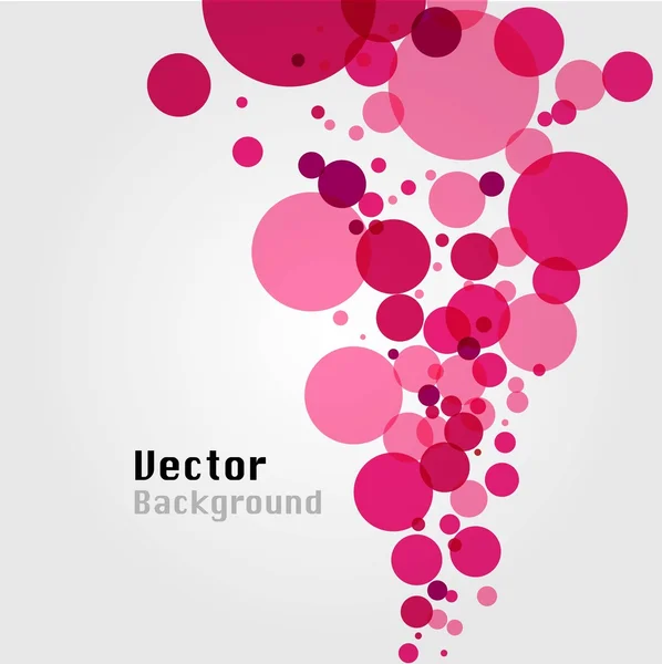 Vector abstract bubble background — Stock Vector