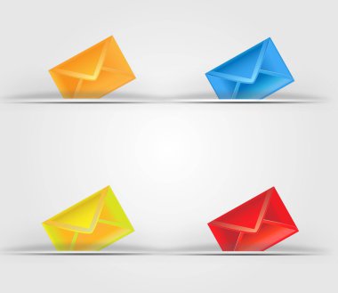 Vector email icon clipart