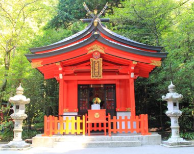 Japanese temple in Shizuoka Japan clipart