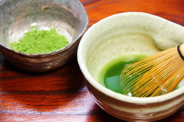 stock image Japanese green tea ceremony