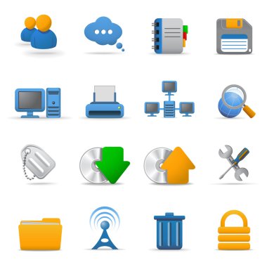 Web icons clipart