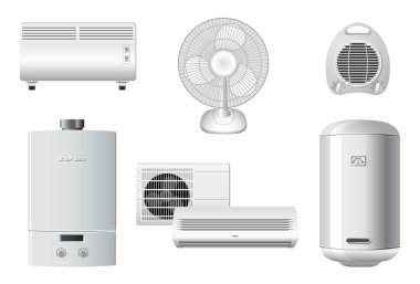 Household appliances | Heating clipart
