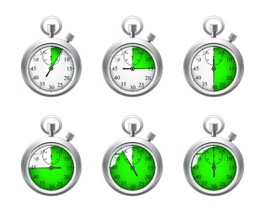 Stopwatches vector clipart