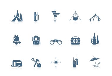 Camping icons | piccolo series clipart