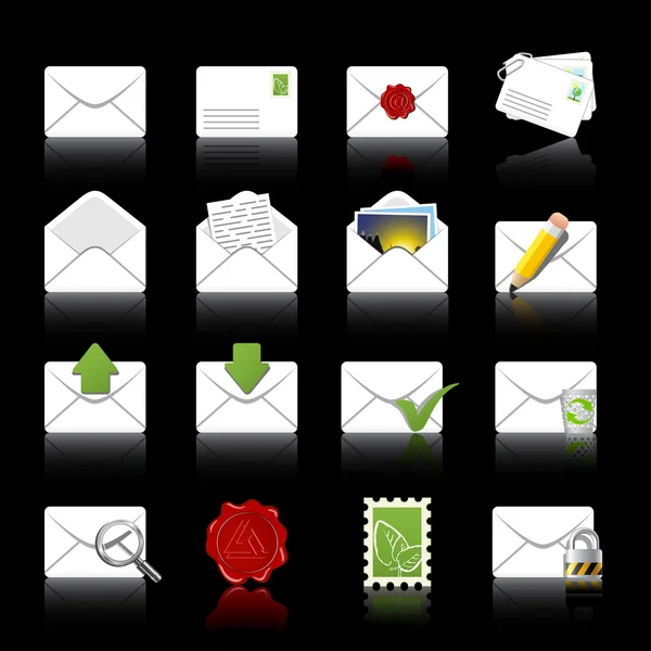 stock vector Correspondence icons