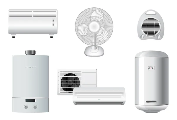 Household appliances | Heating — Stock Vector