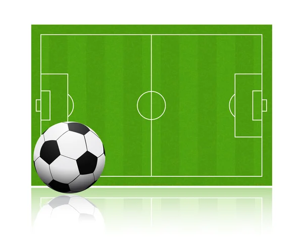 Soccer field — Stock Vector