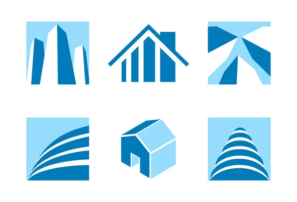 Iconos inmobiliarios 2 — Vector de stock