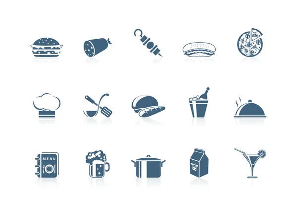Пищевые иконы: Пикколо серия 1 — стоковый вектор
