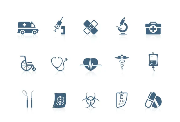 Медицинские иконы, включая серию — стоковый вектор