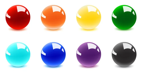 Shiny balls — Stock Vector