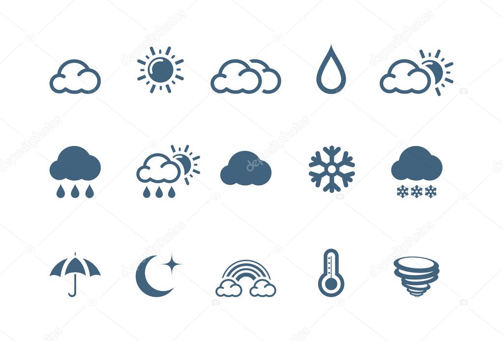 Weather icons | piccolo series