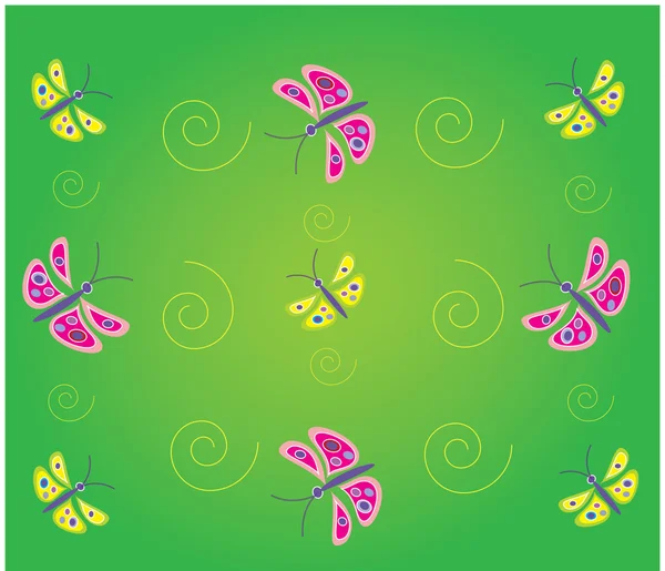 Фон-бабочка — стоковое фото