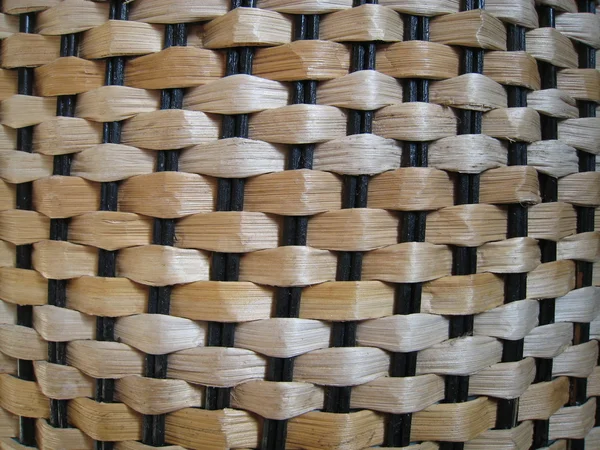 stock image Plaited rattan texture