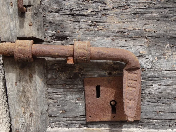 Fechadura da porta velha — Fotografia de Stock