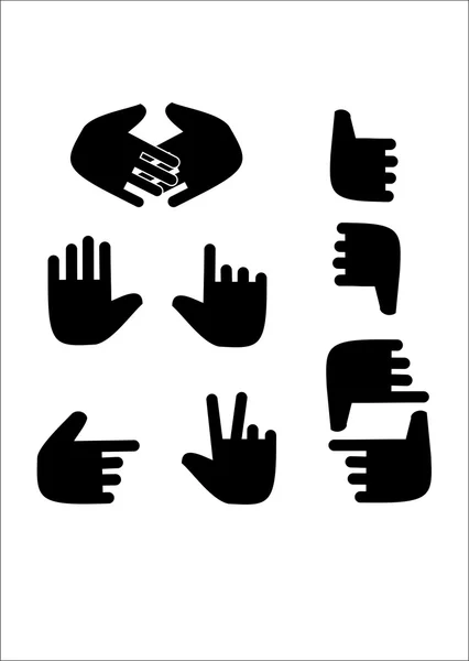 stock vector Gestures