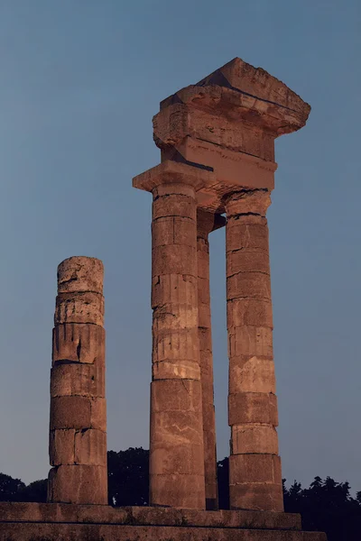 Templo de Apolo em Rodes — Fotografia de Stock
