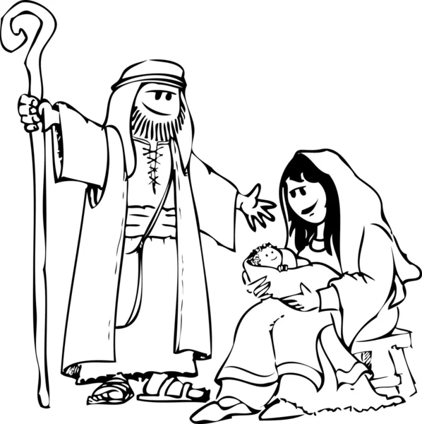 Natividad — Vector de stoc