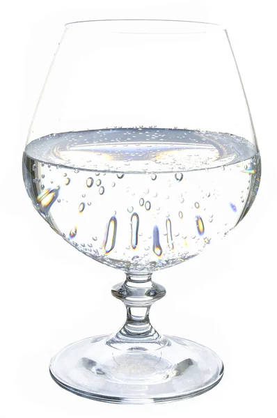 Mineral sparkling water in a glass — Stock Photo, Image