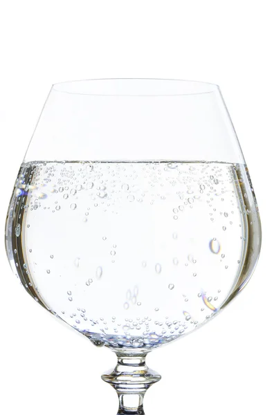 Mineral sparkling water in a glass — Stock Photo, Image
