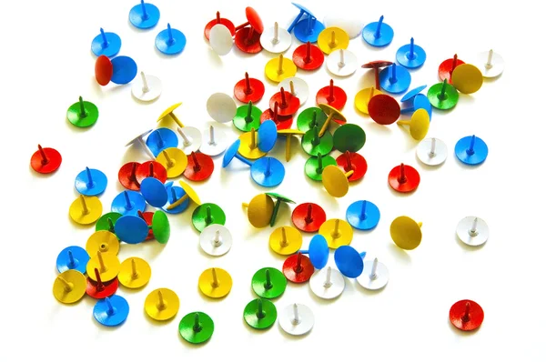Botões de escritório multicoloridos — Fotografia de Stock
