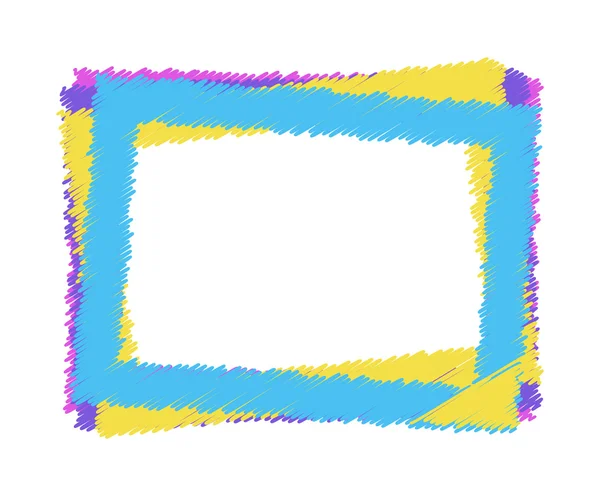 Cadre vectoriel coloré — Image vectorielle