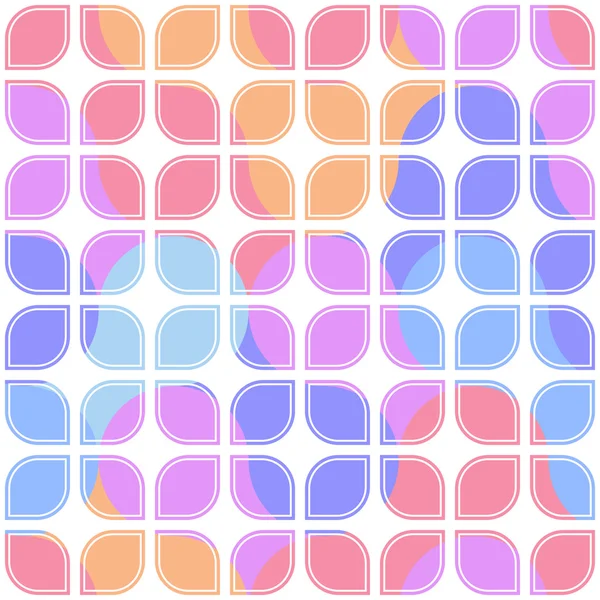 Vector colorful seamless lattice pattern — Stock Vector