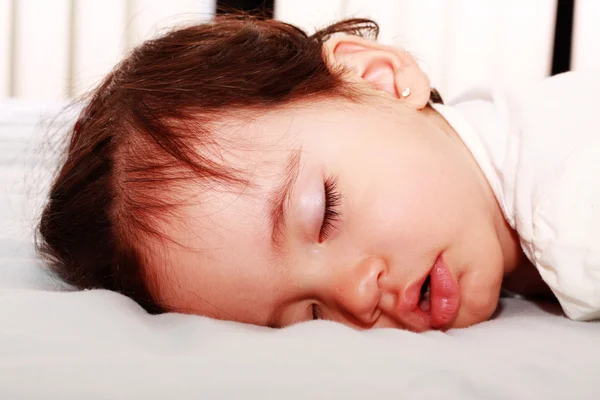 Detailní záběr spící dítě — Stock fotografie