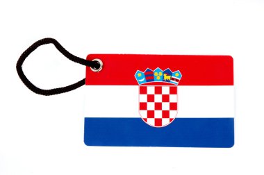 Croatia flag tag