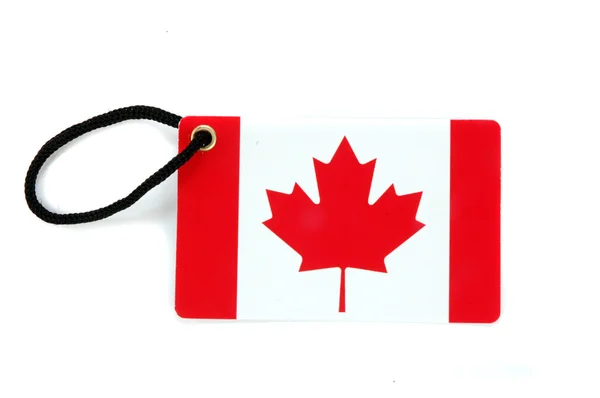 stock image Canada flag tag