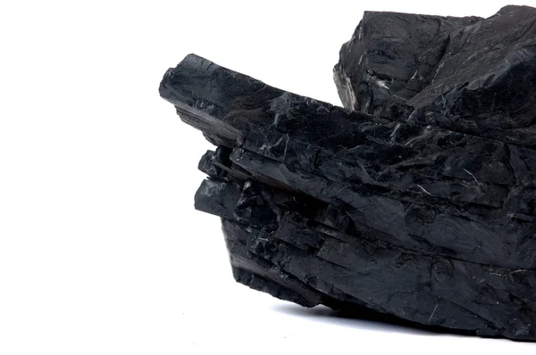Большой кусок угля — стоковое фото