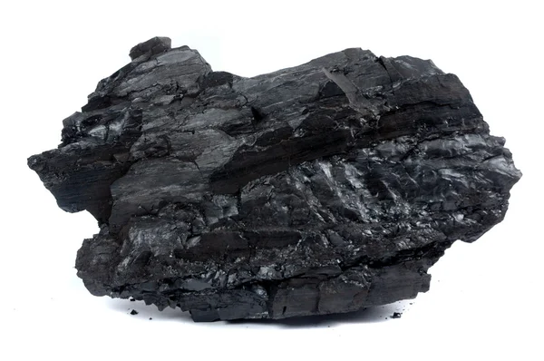 Velký kus uhlí — Stock fotografie